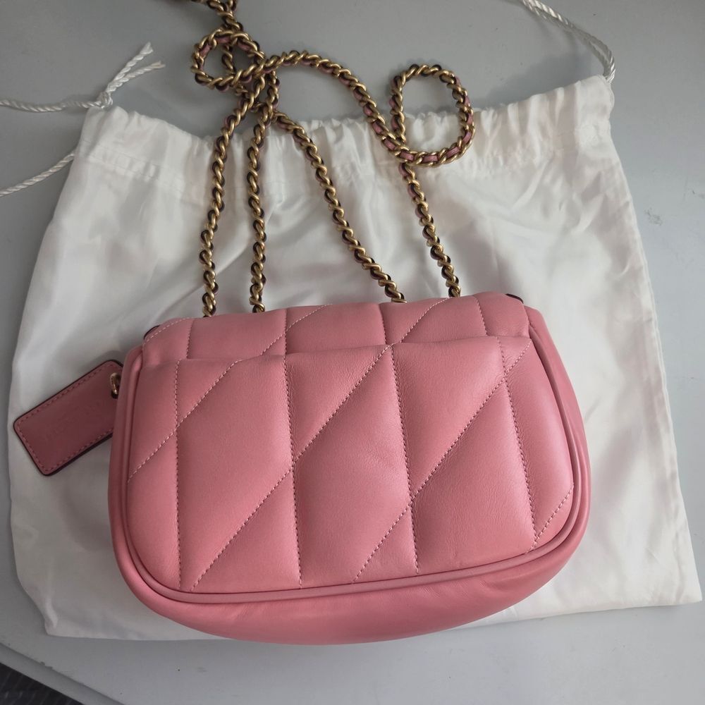 Coach Madison 18 Pink Quilted Convertible Shoulder Bag - Picture 6 of 11